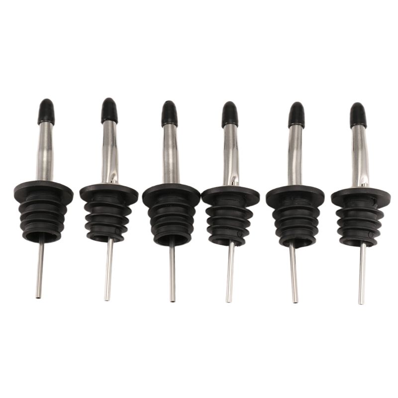 Speed Pourer Cap - OLTRE-6Pcs Stainless Steel Pourers,Speed Pourer, Liquor