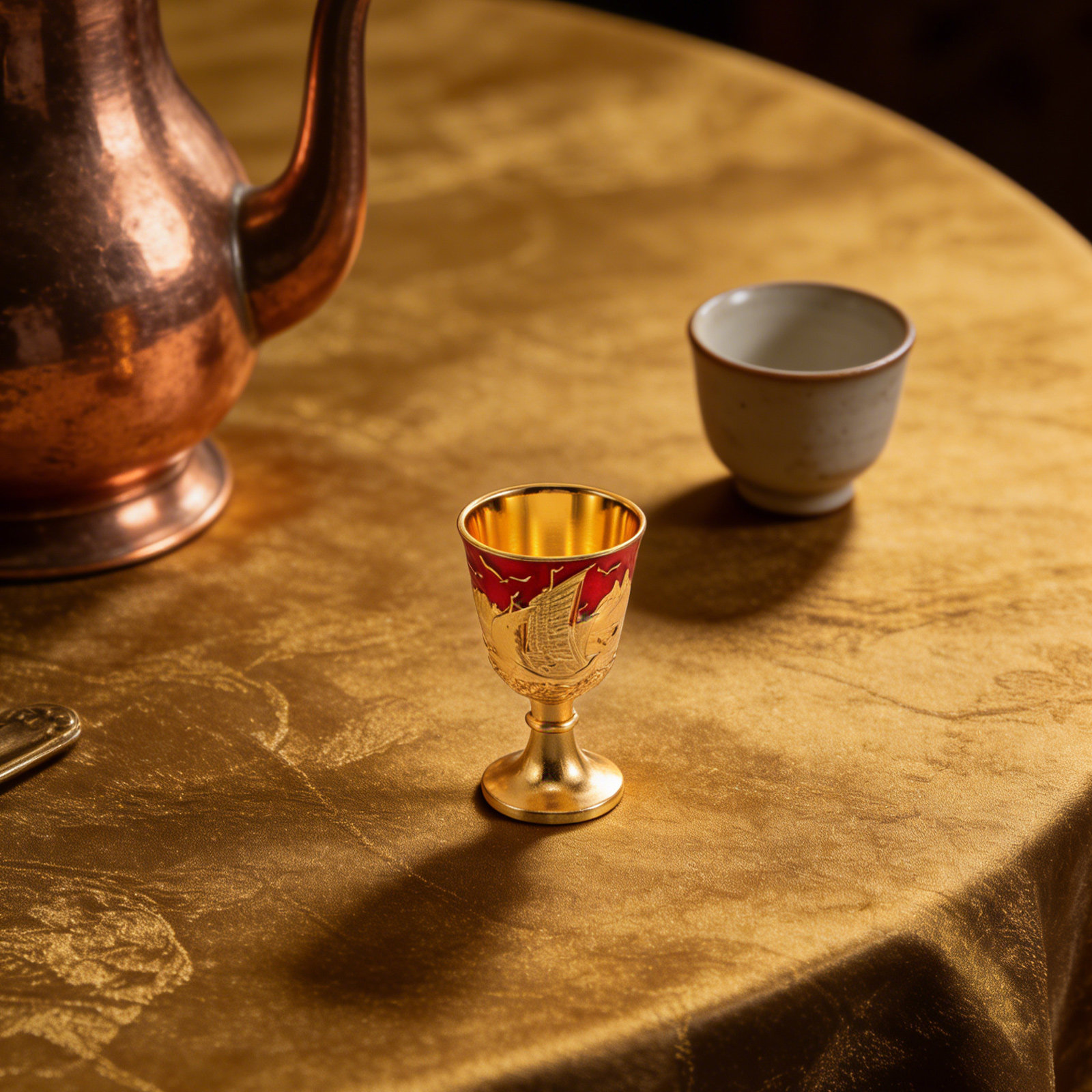2Pcs Vintage Alloy Goblet Glas - Home Bar Set recension och pris